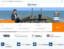Tablet Screenshot of duvekotmakelaardij.nl